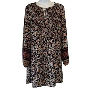 Farmhouse Bohemian Hippie Earthy Fleur Bleue Dress